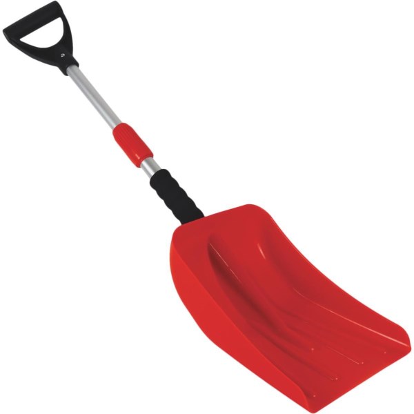 Oskar 9-1/2 In. Poly Emergency Automotive Snow Shovel with Extendable Steel Handle - Iieemm