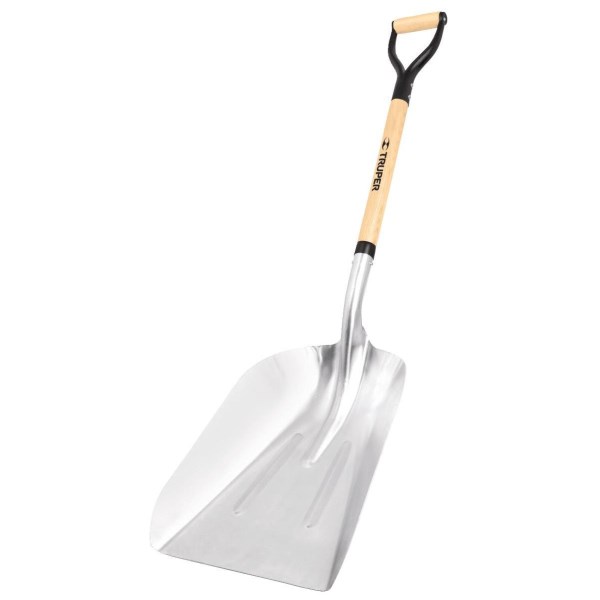 Truper Tru Pro #14 Steel 27 In. Wood D-Handle Aluminum Scoop Shovel - Iieemm