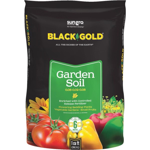 Black Gold 1 Cu. Ft. 30 Lb. All Purpose Garden Soil - Iieemm