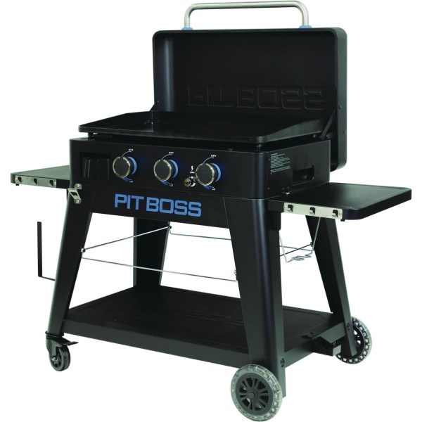 Pit Boss 3-Burner Black & Stainless Steel 36,000 BTU 536 Sq. In. Outdoor LP Gas Griddle - Iieemm