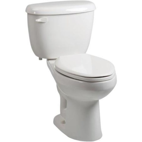 Briggs ComfortFit White Elongated Bowl 1.28 GPF Toilet Express - Iieemm