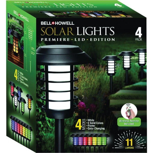 Bell+Howell Color Changing Solar Path Light (4-Pack) - Iieemm