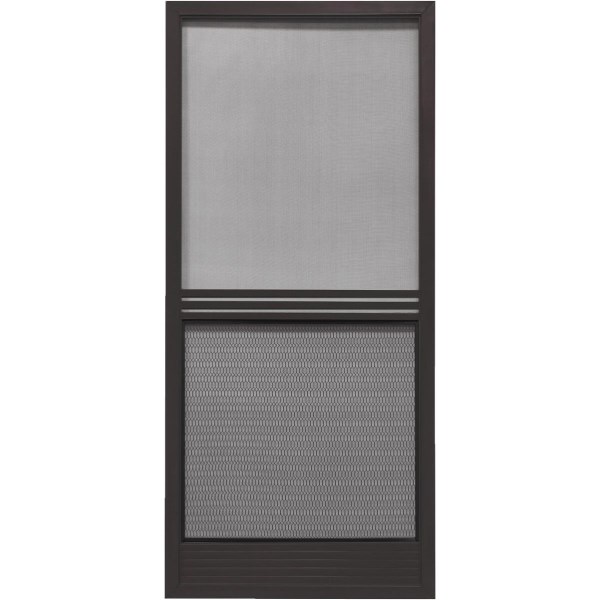 Precision Screen Provencial 36 In. W x 80 In. H x 7/8 In. Thick Bronze ...
