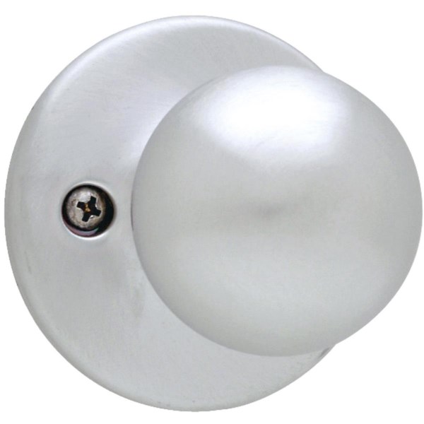 Kwikset Satin Chrome Polo Dummy Door Knob - Iieemm