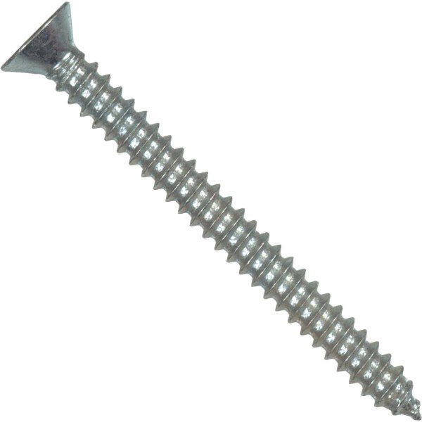 Hillman #6 x 3/4 In. Phillips Flat Head Zinc Sheet Metal Screw (100 Ct.) - Iieemm