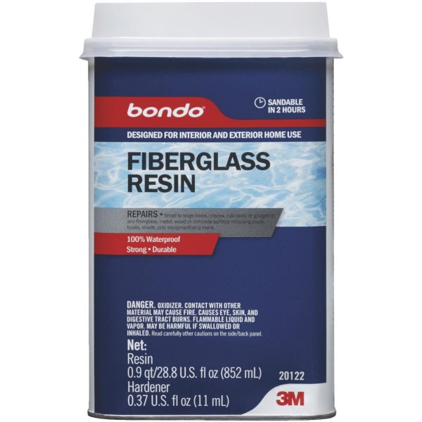 3M Bondo 0.9 Qt. All-Purpose Fiberglass Resin w/Hardener - Iieemm