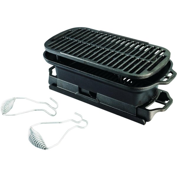 Lodge Sportsman’s Cast Iron Pro Grill - Iieemm