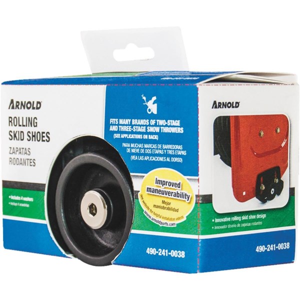 Arnold 2 & 3-Stage Poly Snow Blower Rolling Skid Shoe - Iieemm