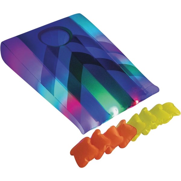 PoolCandy 2 or More Players Inflatable Floating Illuminated LED Cornhole Set - Iieemm