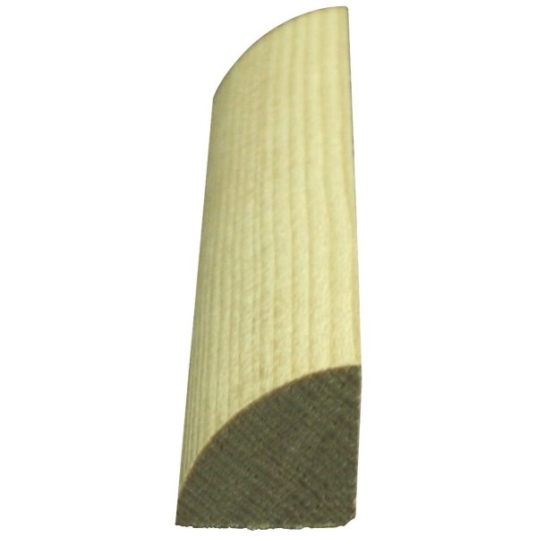 Alexandria Moulding 11/16 In. W. x 11/16 In. H. x 8 Ft. L. Hemlock Quarter Round Molding - Iieemm