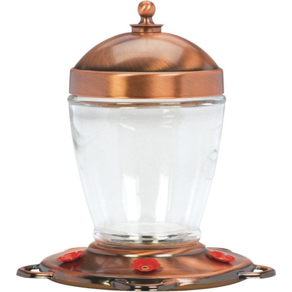 More Birds Jubilee 32 Oz. Glass Hummingbird Feeder - Iieemm