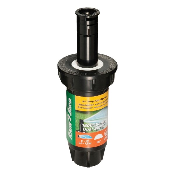 Rain Bird 2 In. Half Circle Dual Spray Pop-Up Head with Pressure Regulator - Iieemm