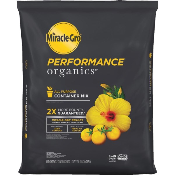 Miracle-Gro Performance Organics 1 Cu. Ft. 26 Lb. All Purpose Container Potting Mix - Iieemm