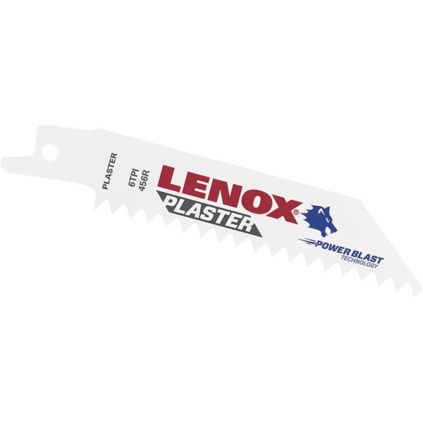 Lenox 4 In. 6 TPI Plaster Reciprocating Saw Blade (5-Pack) - Iieemm