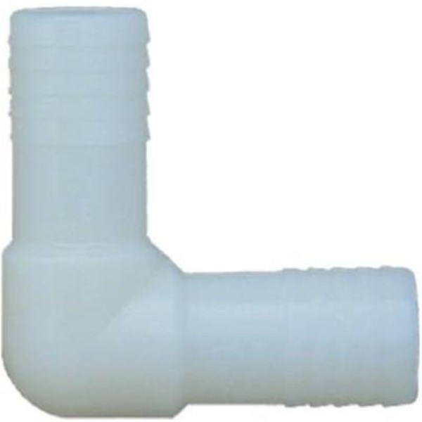 Boshart 3/4 In. Barb 90 Deg. Nylon Elbow (1/4 Bend) - Iieemm