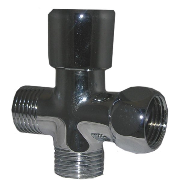 Lasco 1/2 In. Push Pull Dual Flow Brass Shower Diverter - Iieemm