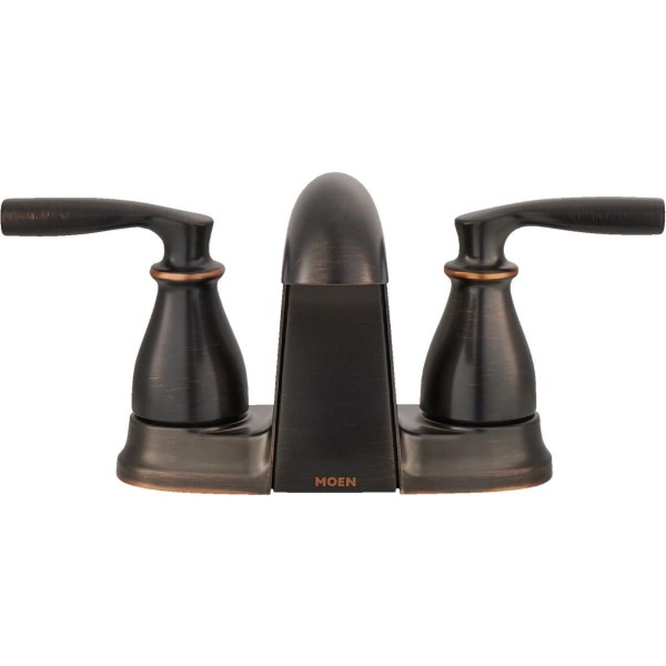 Moen Hilliard Mediterranean Bronze 2-Handle Centerset Bathroom Faucet - Iieemm