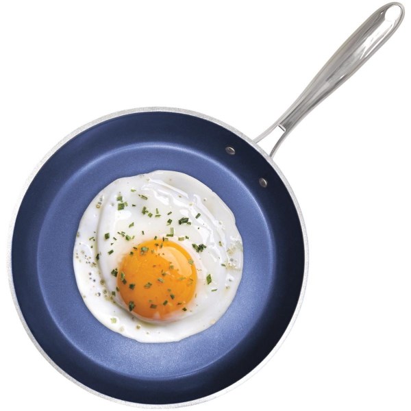 GraniteStone Diamond Blue 12 In. Nonstick Round Fry Pan - Iieemm