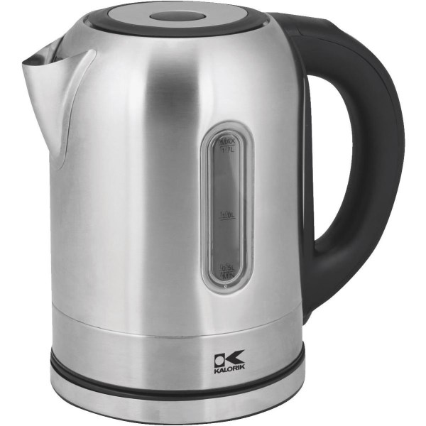 Kalorik 1.7L Stainless Steel Rapid Boil Electric Kettle with Blue LED - Iieemm