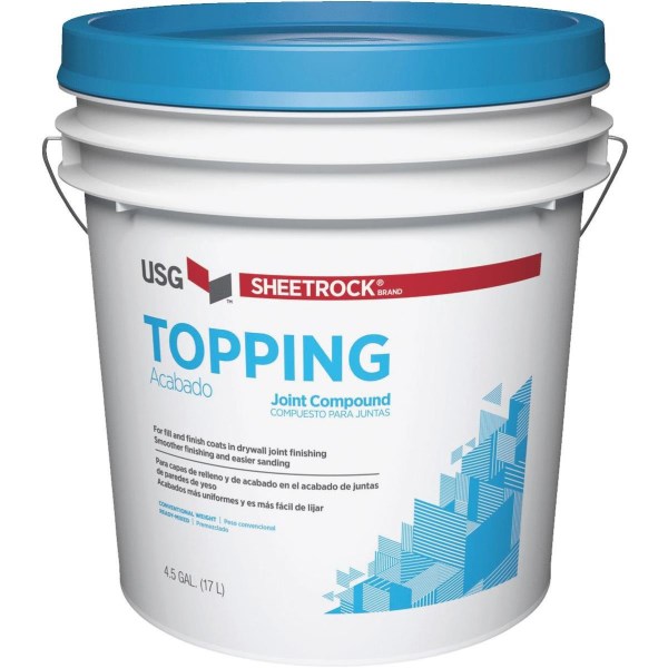 Sheetrock 4.5 Gal. Pre-Mixed Topping Drywall Joint Compound - Iieemm