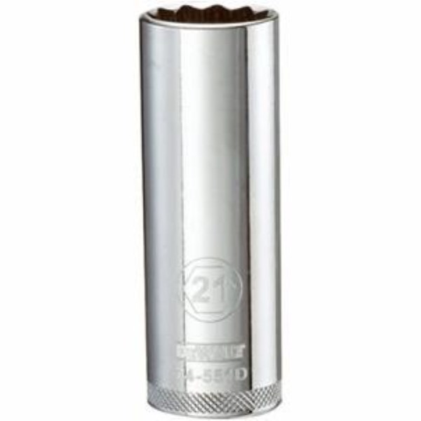 Metric Deep Socket, 12-Point, 1/2-In. Drive, 21mm - Iieemm