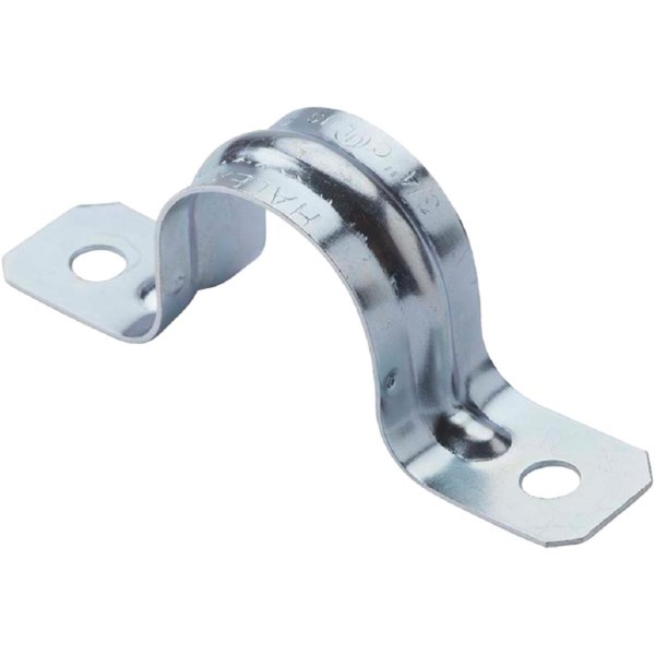Halex 1/2 In. Snap-On Rigid/Intermediate Grade 2-Hole Conduit Strap (100-Pack) - Iieemm