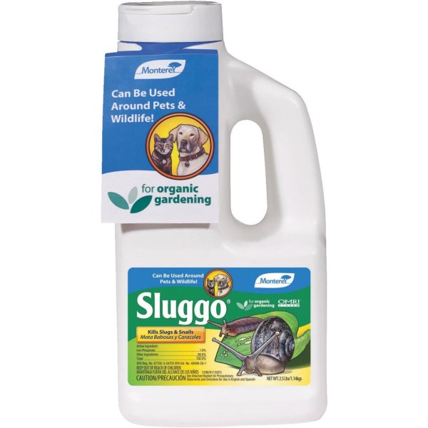 Monterey Sluggo 2-1/2 Lb. Ready To Use Granules Organic Slug & Snail Killer - Iieemm