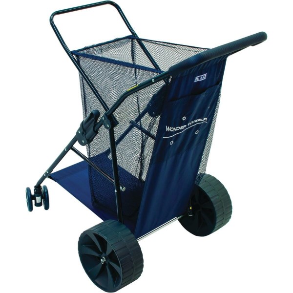 Rio Brands Wonder Wheeler 100 Lb. Steel Frame Deluxe Beach Cart - Iieemm