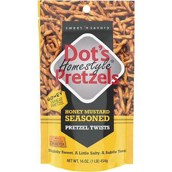 Dot’s 16 Oz. Honey Mustard Pretzels - Iieemm