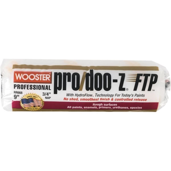 Wooster Pro/Doo-Z FTP 9 In. x 3/4 In. Woven Fabric Roller Cover - Iieemm