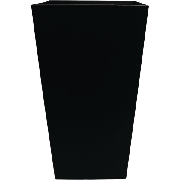 Bloem Finley 20 In. Tall Square Plastic Black Planter - Iieemm