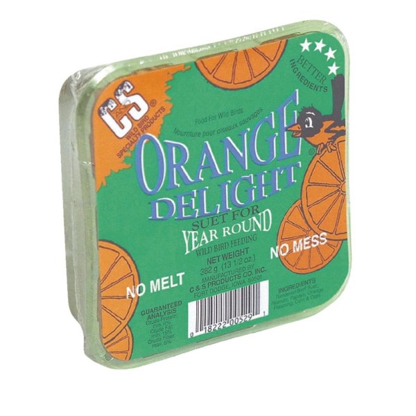 C&S 13.5 Oz. Orange Delight Suet - Iieemm