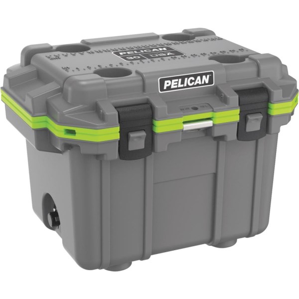 Pelican Elite 30-Qt. Cooler, Dark Gray & Green - Iieemm