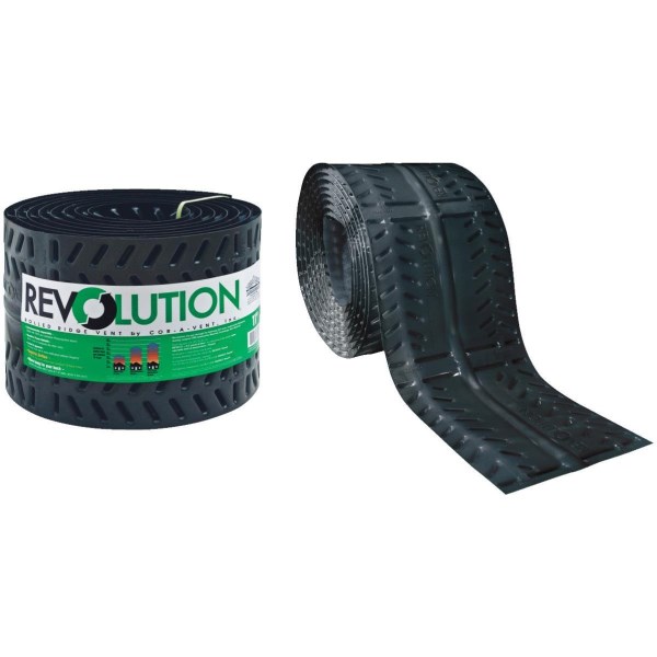 Cor-A-Vent Revolution 11 In. x 20 Ft. Rolled Ridge Vent - Iieemm