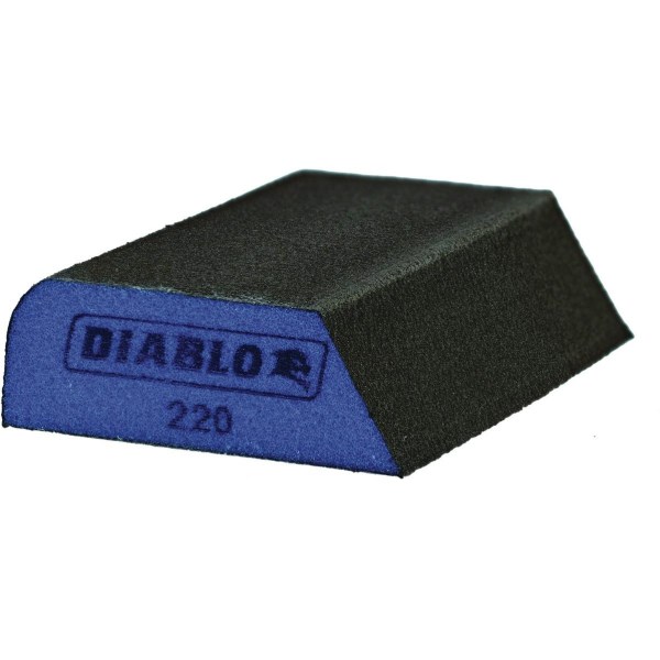Diablo 2-1/2 In. x 4 In. x 1 In. 220 Grit (Ultra Fine) Dual-Edge Sanding Sponge - Iieemm