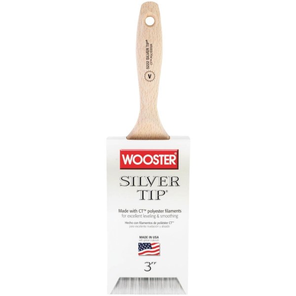 Wooster SILVER TIP 3 In. Flat Varnish And Paint Brush - Iieemm