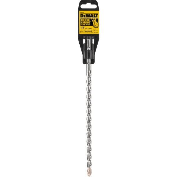 DEWALT SDS-Plus 1/2 In. x 12 In. 2-Cutter Rotary Hammer Drill Bit - Iieemm