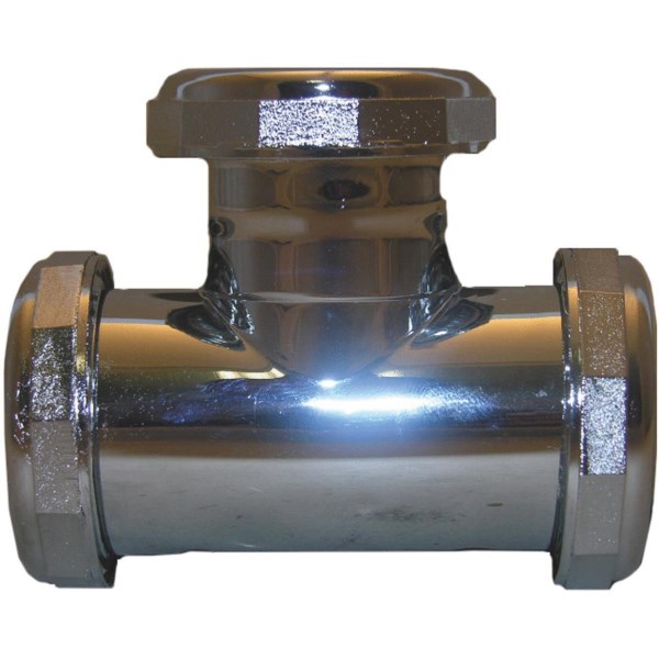 Lasco 1-1/2 In. Chrome Plated Tee - Iieemm