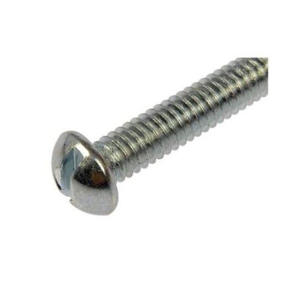 Midwest Fastener 19427579 Screw – Machine Round Head Slotted #10-24 (UNC) x 1-1/4  – Zinc 100pk - Iieemm