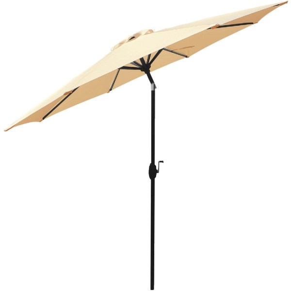 Bond Shade Factory 9 Ft. Aluminum Auto Crank Beige Breeze Patio Umbrella - Iieemm
