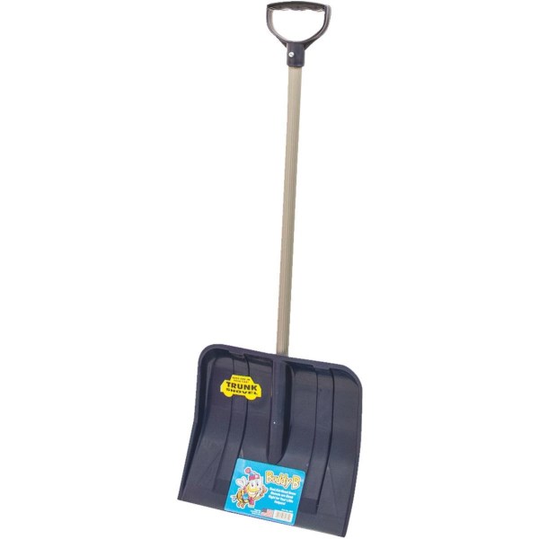 Buddy B 12 In. Poly Childrens Snow Shovel with 24 In. Poly Handle - Iieemm