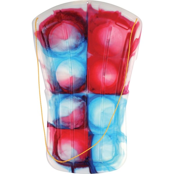 EMSCO ESP Day Glow SnoSprint Neon Tie Dye Polyethylene 37 In. Racer Snow Sled - Iieemm