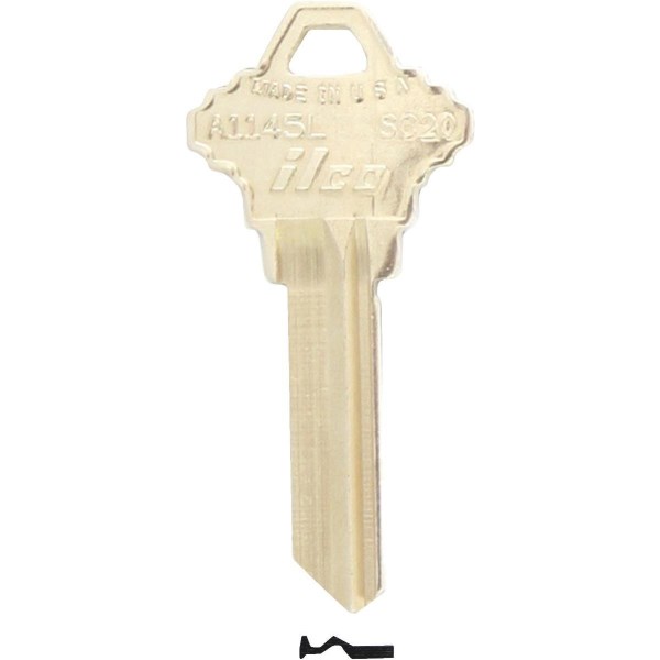 ILCO Schlage Nickel Plated House Key, SC20 / A1145L (10-Pack) - Iieemm