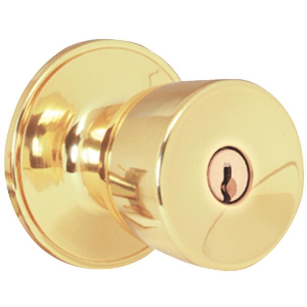 Dexter Bright Brass Entry Door Knob - Iieemm