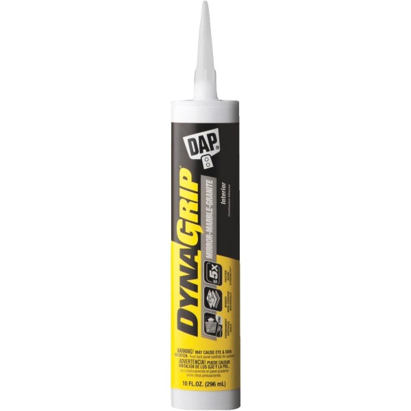 DAP DYNAGRIP 10 Oz. Mirror-Marble-Granite Construction Adhesive - Iieemm