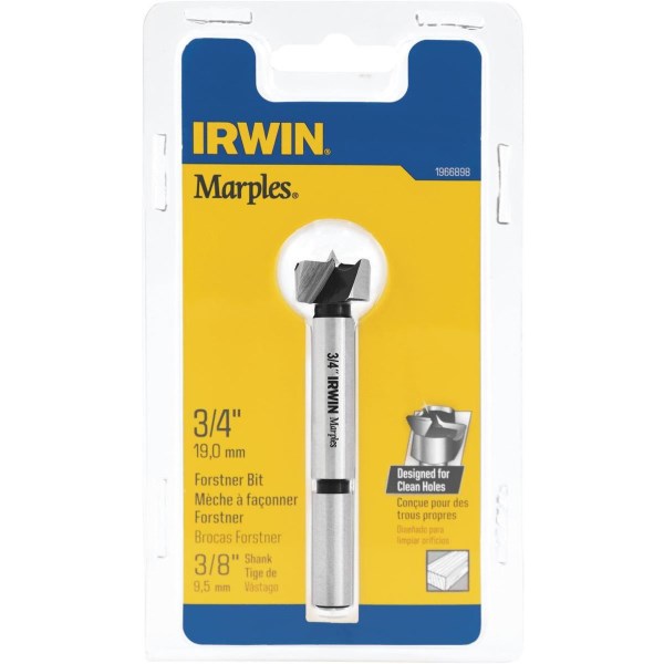 Irwin Marples 3/4 In. x 3-1/2 In. Reduced Forstner Drill Bit - Iieemm