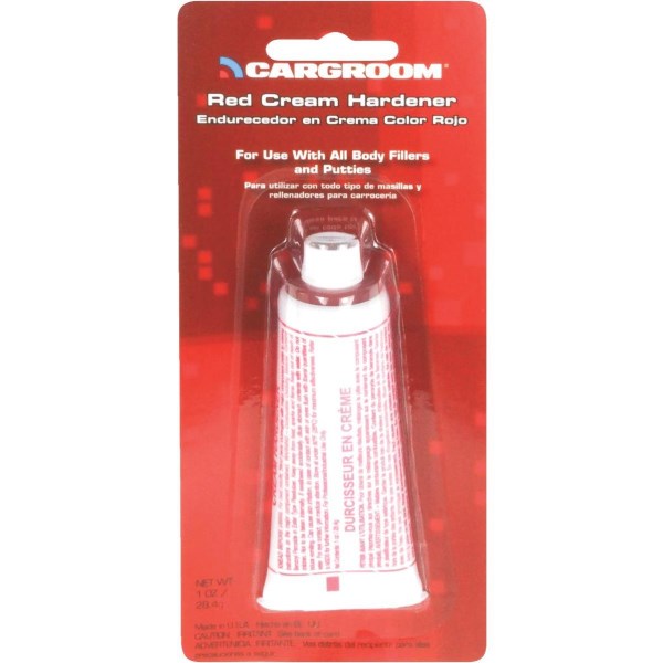 Cargroom 1 Oz. Red Cream Body Filler Hardener - Iieemm