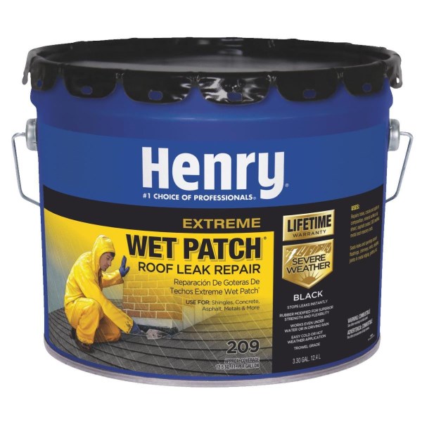 Henry Wet Patch 3.3 Gal. Extreme Roofing Cement & Patching Sealant - Iieemm