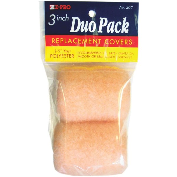 Premier Z-Pro 3 In. x 3/8 In. Polyester Knit Fabric Roller Cover (2-Pack) - Iieemm