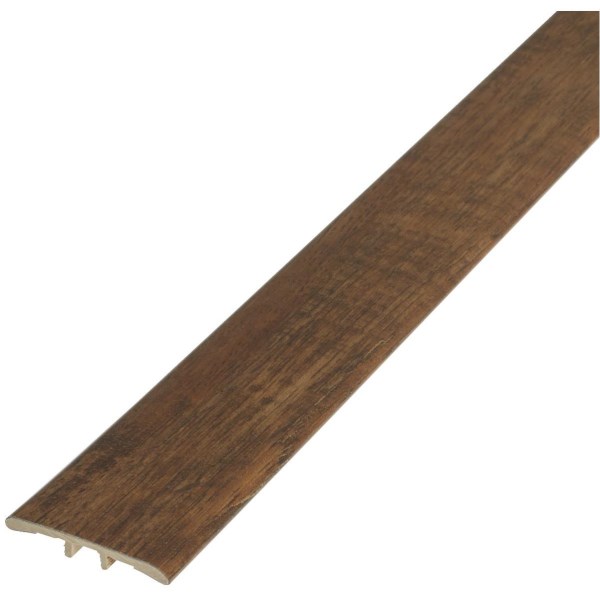 Shaw Endura Smoky Oak 1-3/4 In. W x 94 In. L T Mold Vinyl Floor Plank Trim - Iieemm